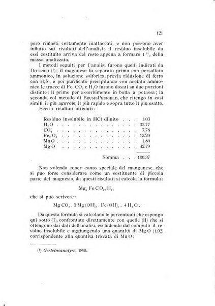 Rivista di mineralogia e cristallografia italiana