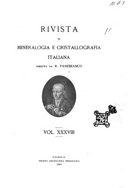 Rivista di mineralogia e cristallografia italiana