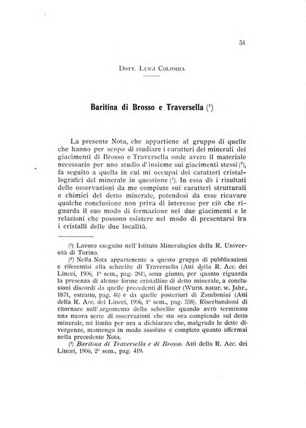 Rivista di mineralogia e cristallografia italiana