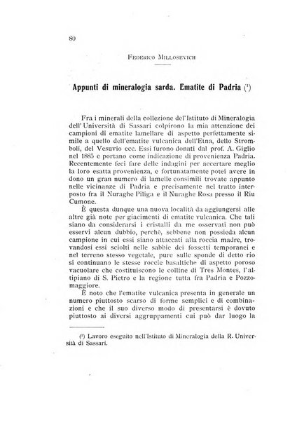 Rivista di mineralogia e cristallografia italiana