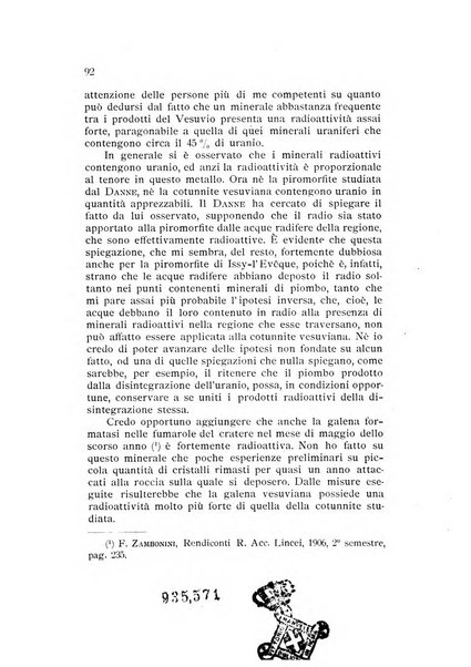 Rivista di mineralogia e cristallografia italiana