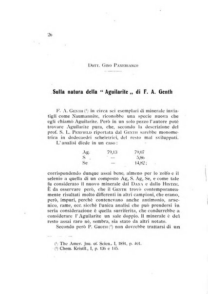 Rivista di mineralogia e cristallografia italiana