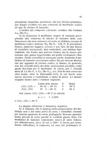 Rivista di mineralogia e cristallografia italiana