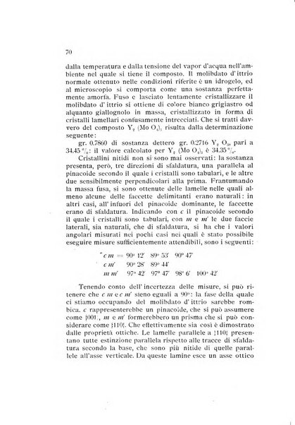 Rivista di mineralogia e cristallografia italiana