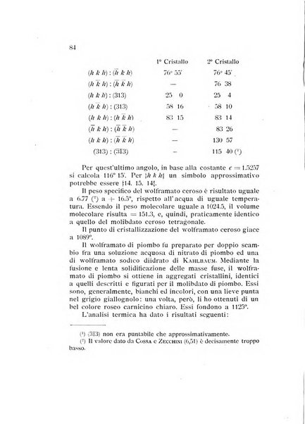 Rivista di mineralogia e cristallografia italiana