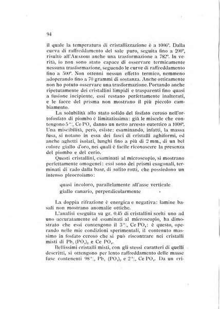 Rivista di mineralogia e cristallografia italiana