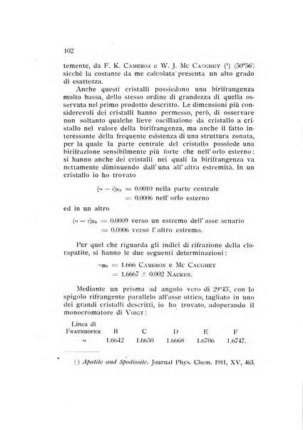 Rivista di mineralogia e cristallografia italiana