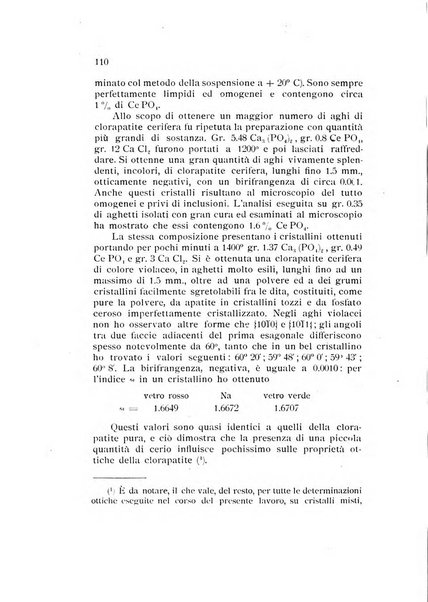 Rivista di mineralogia e cristallografia italiana