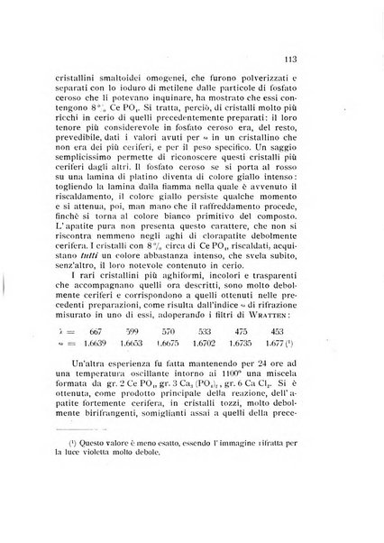 Rivista di mineralogia e cristallografia italiana