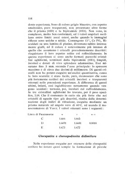 Rivista di mineralogia e cristallografia italiana