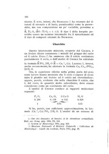 Rivista di mineralogia e cristallografia italiana