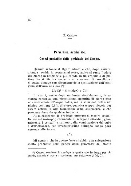 Rivista di mineralogia e cristallografia italiana