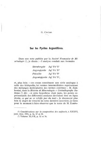 Rivista di mineralogia e cristallografia italiana