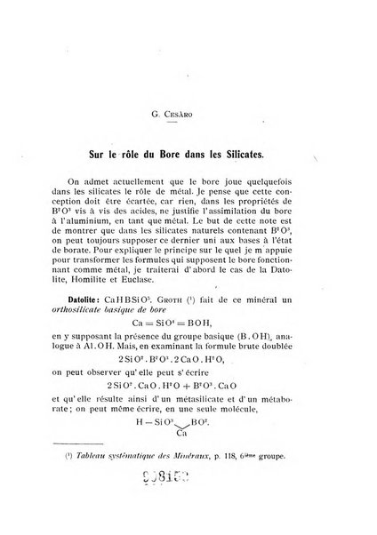 Rivista di mineralogia e cristallografia italiana