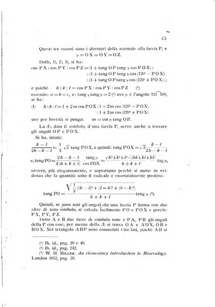 Rivista di mineralogia e cristallografia italiana