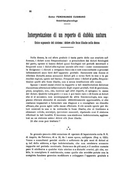 Rivista di ostetricia e ginecologia pratica organo della Societa siciliana di ostetricia e ginecologia