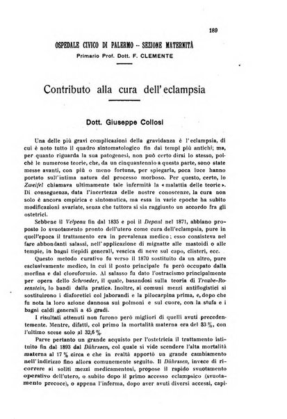 Rivista di ostetricia e ginecologia pratica organo della Societa siciliana di ostetricia e ginecologia