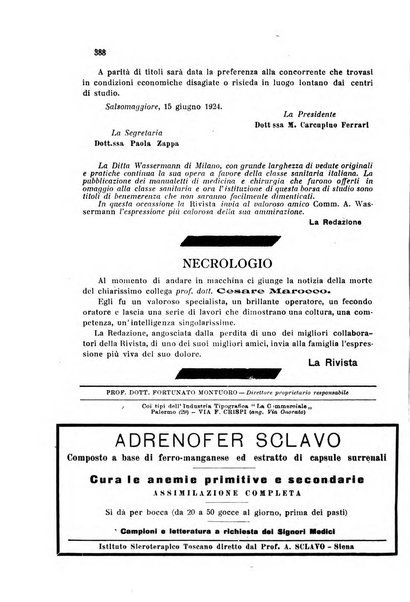 Rivista di ostetricia e ginecologia pratica organo della Societa siciliana di ostetricia e ginecologia