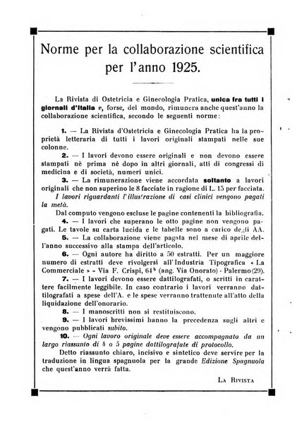 Rivista di ostetricia e ginecologia pratica organo della Societa siciliana di ostetricia e ginecologia