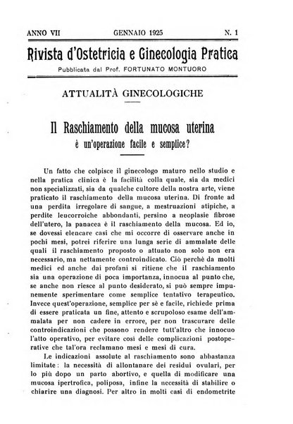 Rivista di ostetricia e ginecologia pratica organo della Societa siciliana di ostetricia e ginecologia