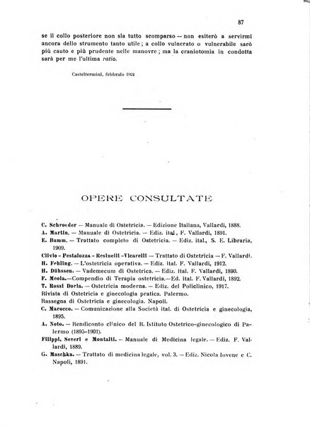 Rivista di ostetricia e ginecologia pratica organo della Societa siciliana di ostetricia e ginecologia