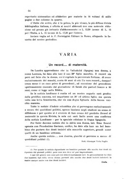 Rivista di ostetricia e ginecologia pratica organo della Societa siciliana di ostetricia e ginecologia