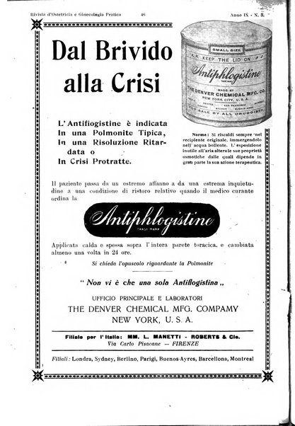 Rivista di ostetricia e ginecologia pratica organo della Societa siciliana di ostetricia e ginecologia