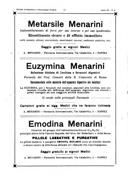 Rivista di ostetricia e ginecologia pratica organo della Societa siciliana di ostetricia e ginecologia