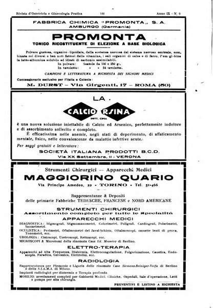 Rivista di ostetricia e ginecologia pratica organo della Societa siciliana di ostetricia e ginecologia