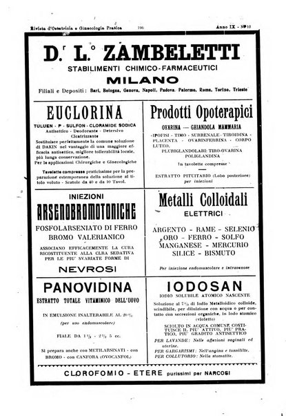 Rivista di ostetricia e ginecologia pratica organo della Societa siciliana di ostetricia e ginecologia