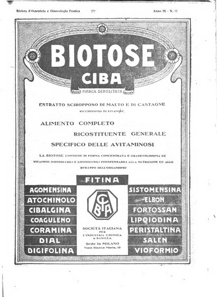 Rivista di ostetricia e ginecologia pratica organo della Societa siciliana di ostetricia e ginecologia