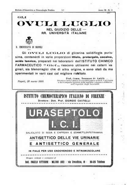 Rivista di ostetricia e ginecologia pratica organo della Societa siciliana di ostetricia e ginecologia