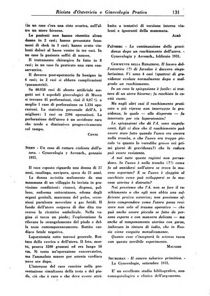 Rivista di ostetricia e ginecologia pratica organo della Societa siciliana di ostetricia e ginecologia