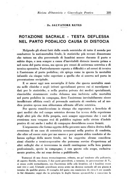 Rivista di ostetricia e ginecologia pratica organo della Societa siciliana di ostetricia e ginecologia