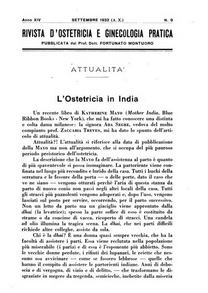 Rivista di ostetricia e ginecologia pratica organo della Societa siciliana di ostetricia e ginecologia