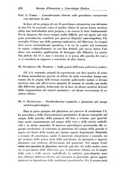 Rivista di ostetricia e ginecologia pratica organo della Societa siciliana di ostetricia e ginecologia