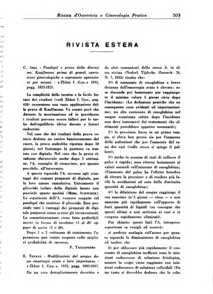 Rivista di ostetricia e ginecologia pratica organo della Societa siciliana di ostetricia e ginecologia