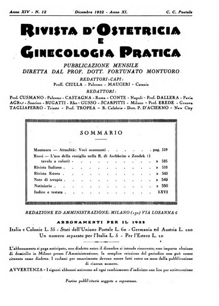 Rivista di ostetricia e ginecologia pratica organo della Societa siciliana di ostetricia e ginecologia