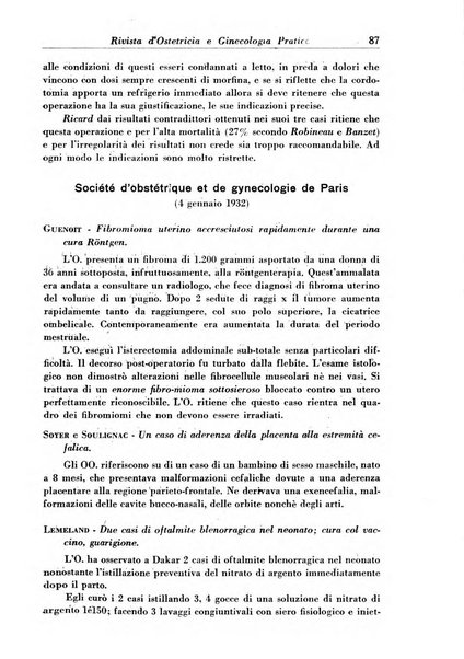 Rivista di ostetricia e ginecologia pratica organo della Societa siciliana di ostetricia e ginecologia