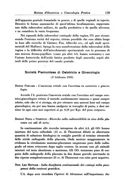 Rivista di ostetricia e ginecologia pratica organo della Societa siciliana di ostetricia e ginecologia