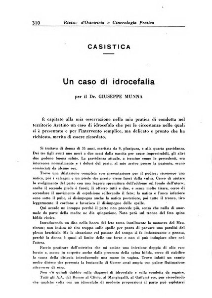 Rivista di ostetricia e ginecologia pratica organo della Societa siciliana di ostetricia e ginecologia