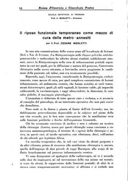 Rivista di ostetricia e ginecologia pratica organo della Societa siciliana di ostetricia e ginecologia