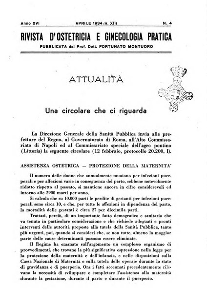 Rivista di ostetricia e ginecologia pratica organo della Societa siciliana di ostetricia e ginecologia