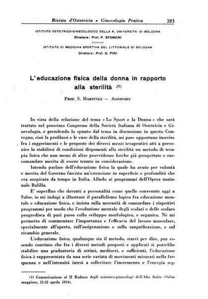 Rivista di ostetricia e ginecologia pratica organo della Societa siciliana di ostetricia e ginecologia