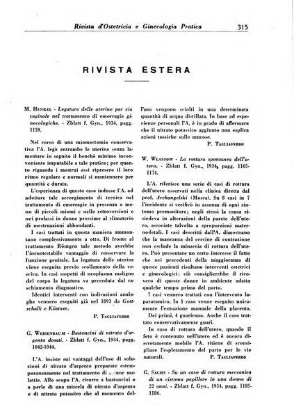 Rivista di ostetricia e ginecologia pratica organo della Societa siciliana di ostetricia e ginecologia