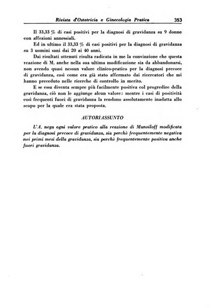 Rivista di ostetricia e ginecologia pratica organo della Societa siciliana di ostetricia e ginecologia