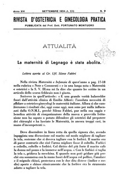 Rivista di ostetricia e ginecologia pratica organo della Societa siciliana di ostetricia e ginecologia