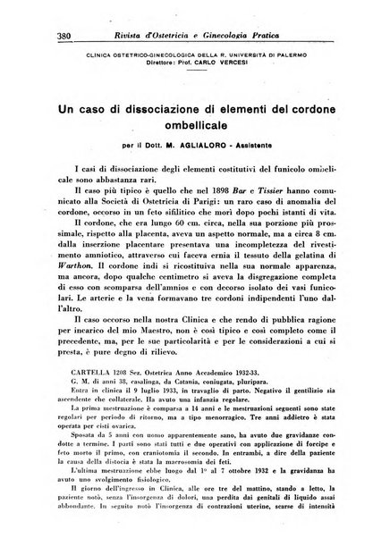 Rivista di ostetricia e ginecologia pratica organo della Societa siciliana di ostetricia e ginecologia