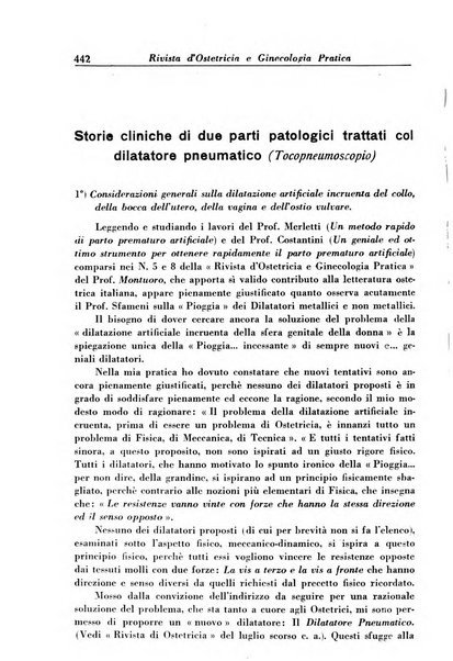 Rivista di ostetricia e ginecologia pratica organo della Societa siciliana di ostetricia e ginecologia