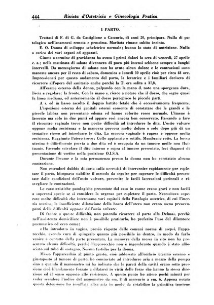 Rivista di ostetricia e ginecologia pratica organo della Societa siciliana di ostetricia e ginecologia